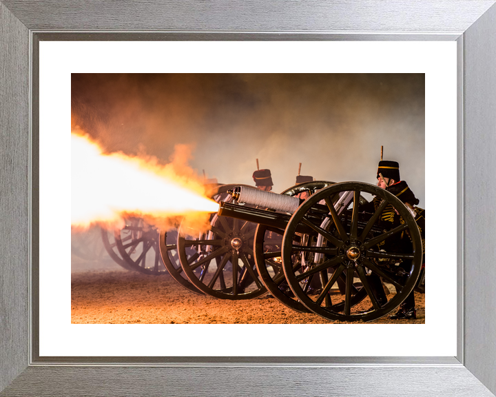 British Army King's Troop RHA Night Firing Windsor May 2017