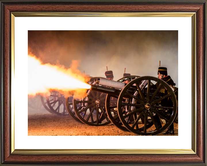British Army King's Troop RHA Night Firing Windsor May 2017