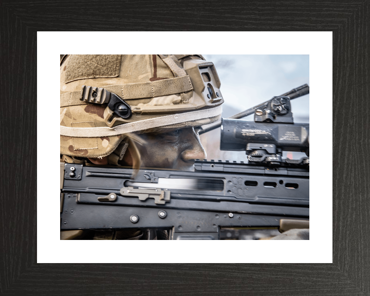 British Army Royal Irish SA80 Close Up Norway November 2018