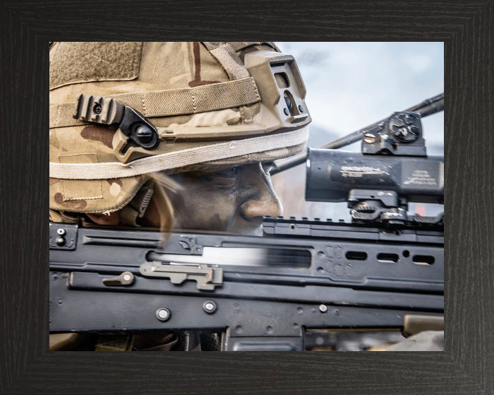 British Army Royal Irish SA80 Close Up Norway November 2018