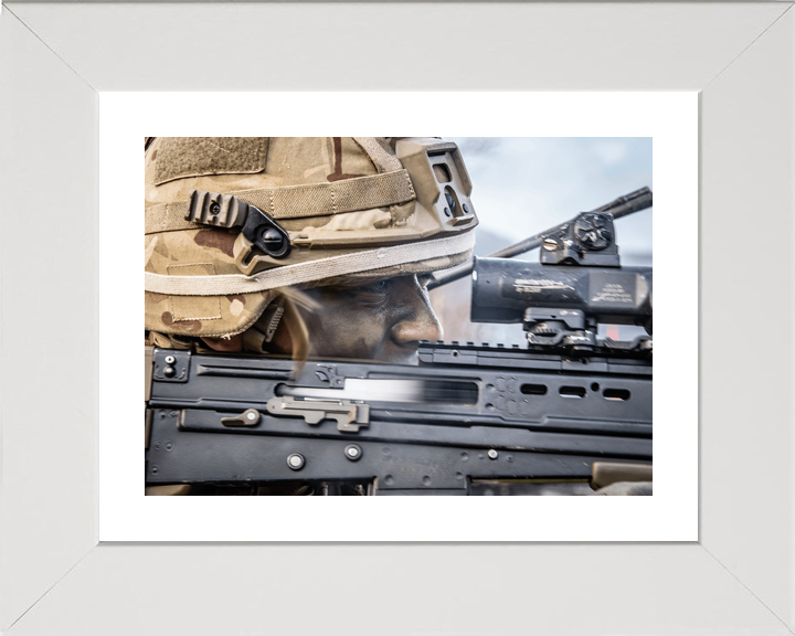 British Army Royal Irish SA80 Close Up Norway November 2018