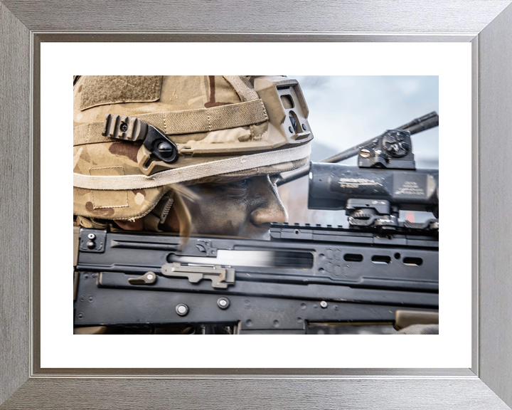 British Army Royal Irish SA80 Close Up Norway November 2018