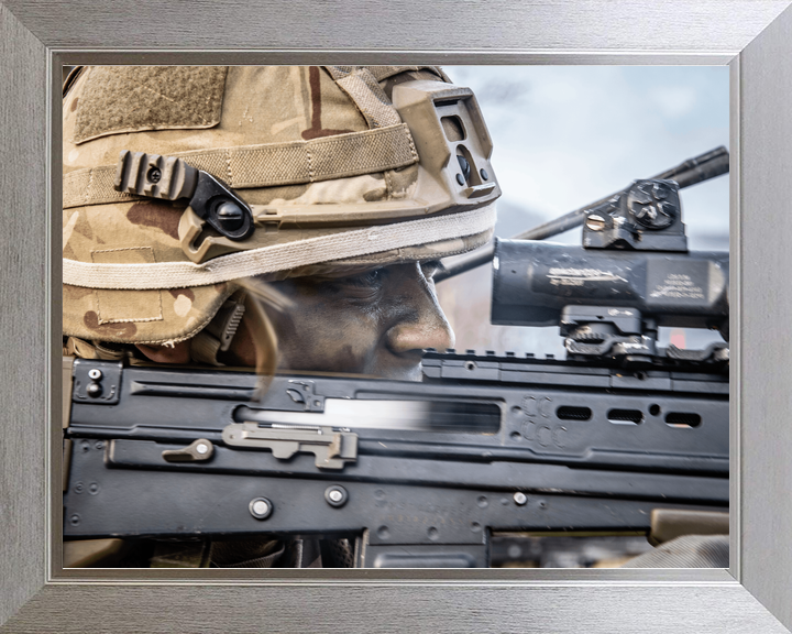 British Army Royal Irish SA80 Close Up Norway November 2018