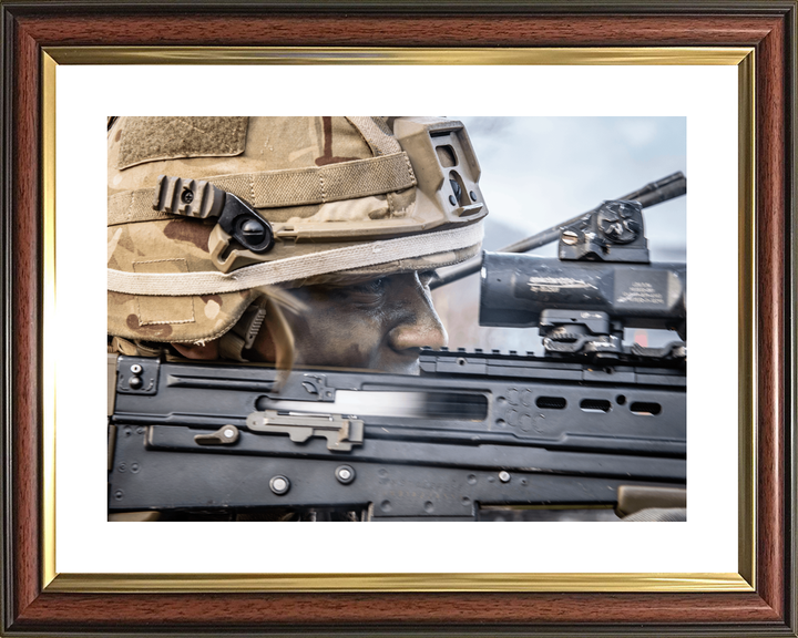 British Army Royal Irish SA80 Close Up Norway November 2018