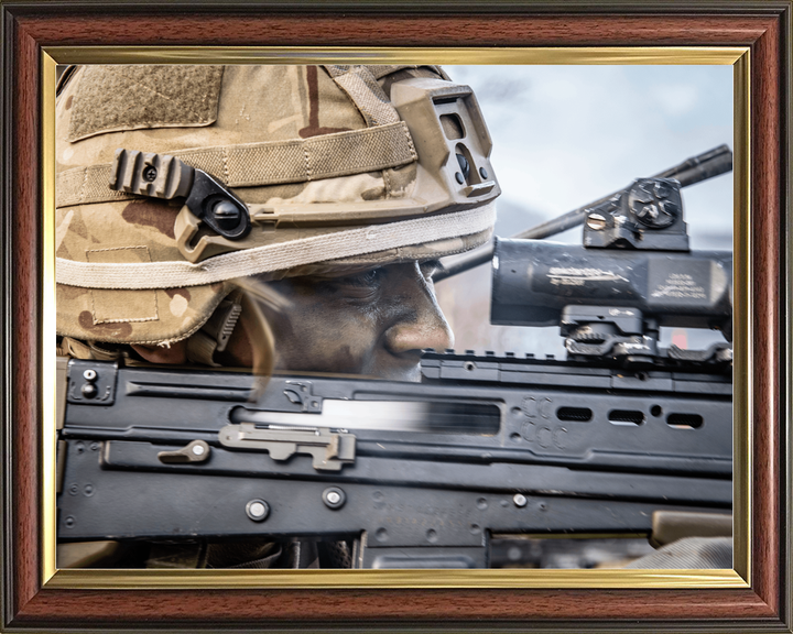 British Army Royal Irish SA80 Close Up Norway November 2018
