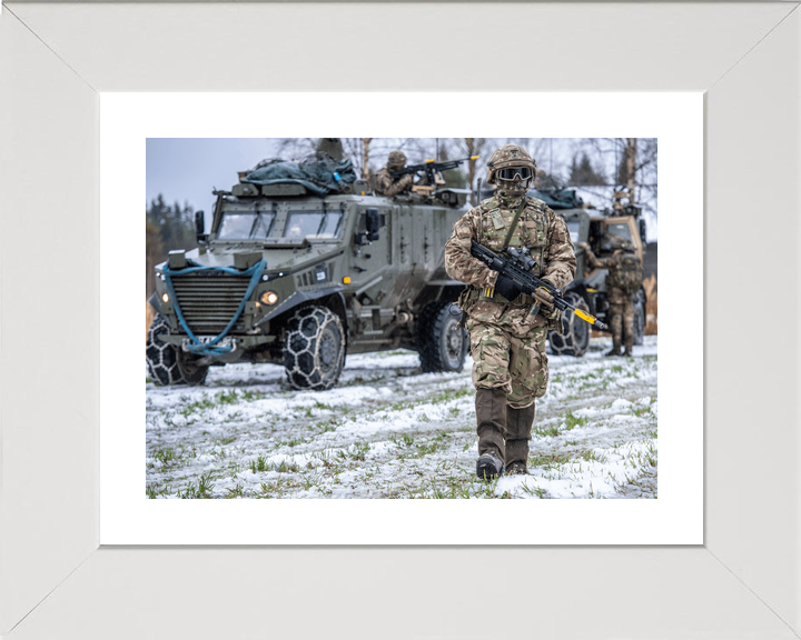 British Army Royal Irish Foxhound Snow Norway October 2018