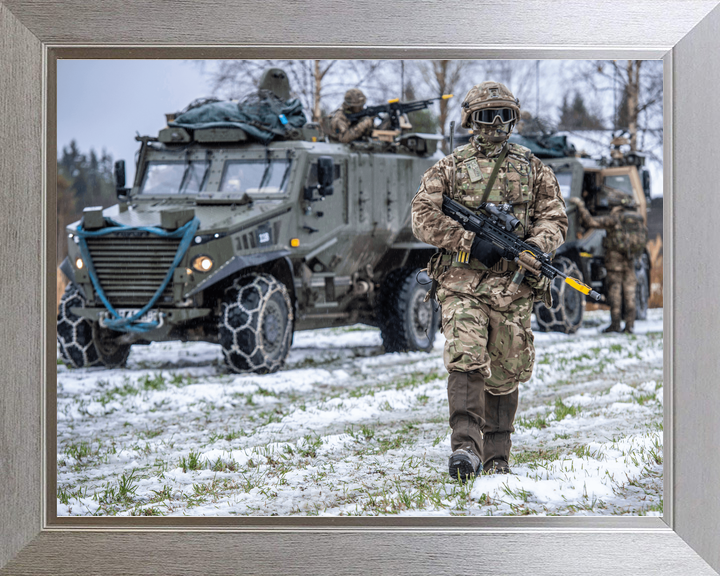 British Army Royal Irish Foxhound Snow Norway October 2018