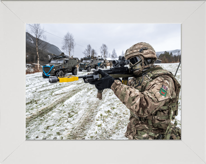 British Army Royal Irish Soldier Aims Norway October 2018