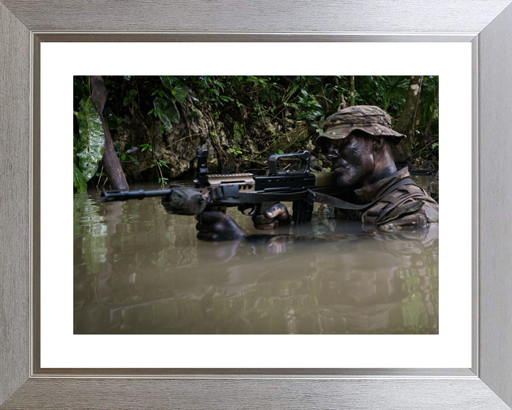 British Army Irish Guards Jungle Wading Belize October 2016