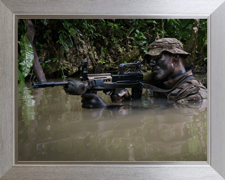 British Army Irish Guards Jungle Wading Belize October 2016