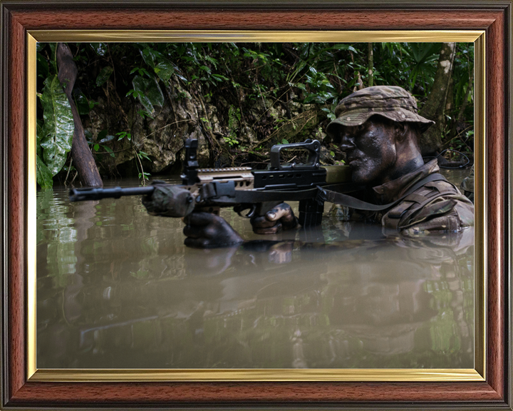 British Army Irish Guards Jungle Wading Belize October 2016