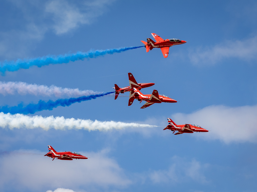 RAF Red Arrows Display 2025 Photo Print - Royal Air Force Aircraft Hampshire Prints 6 x 4 No Frame No