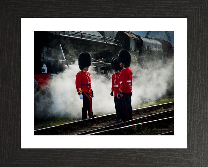 British Army Scots Guards Steam Train York June 2012
