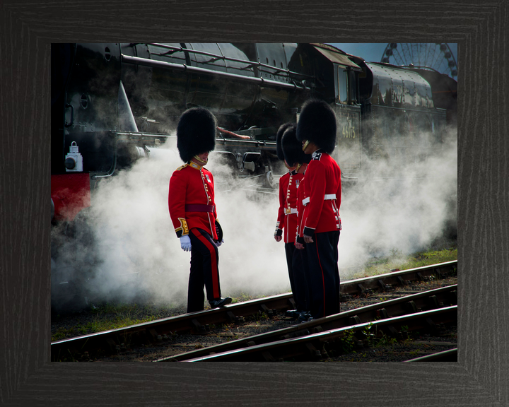 British Army Scots Guards Steam Train York June 2012