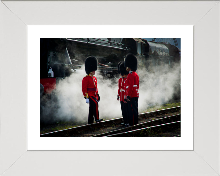 British Army Scots Guards Steam Train York June 2012