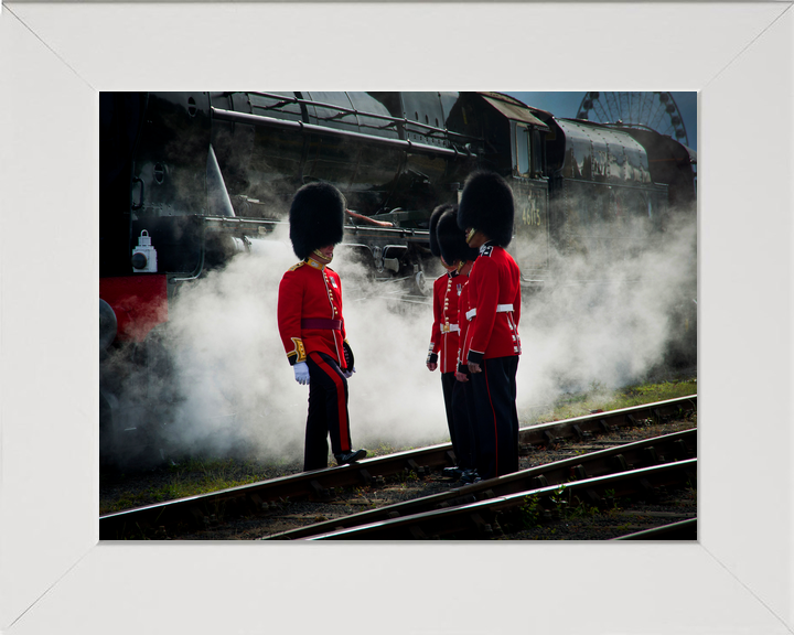 British Army Scots Guards Steam Train York June 2012