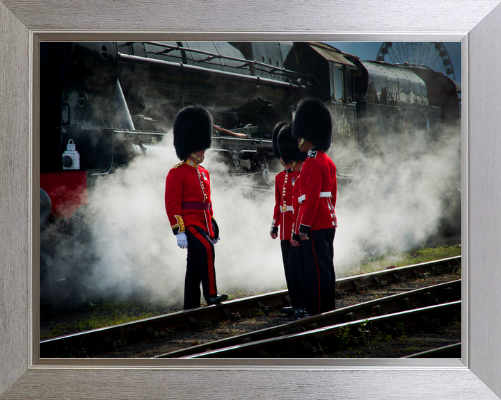 British Army Scots Guards Steam Train York June 2012