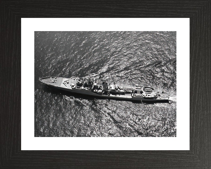 HMS Hardy (F54) Royal Navy Blackwood Class Frigate From Above Photo Print Wall Art Decor - Posters, Prints, & Visual Artwork - by Hampshire Prints (image 2 of 9)