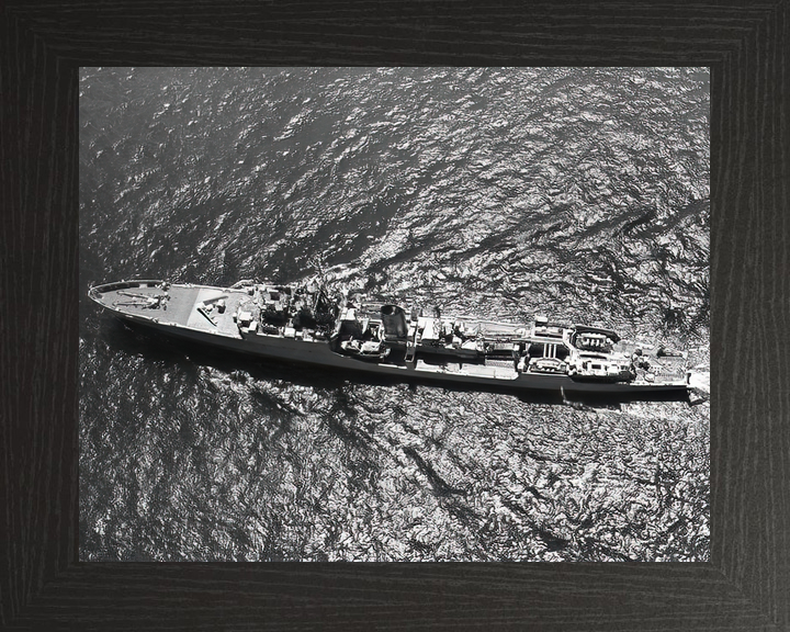 HMS Hardy (F54) Royal Navy Blackwood Class Frigate From Above Photo Print Wall Art Decor - Posters, Prints, & Visual Artwork - by Hampshire Prints (image 3 of 9)
