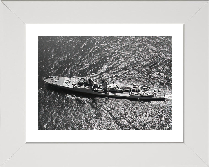 HMS Hardy (F54) Royal Navy Blackwood Class Frigate From Above Photo Print Wall Art Decor - Posters, Prints, & Visual Artwork - by Hampshire Prints (image 4 of 9)