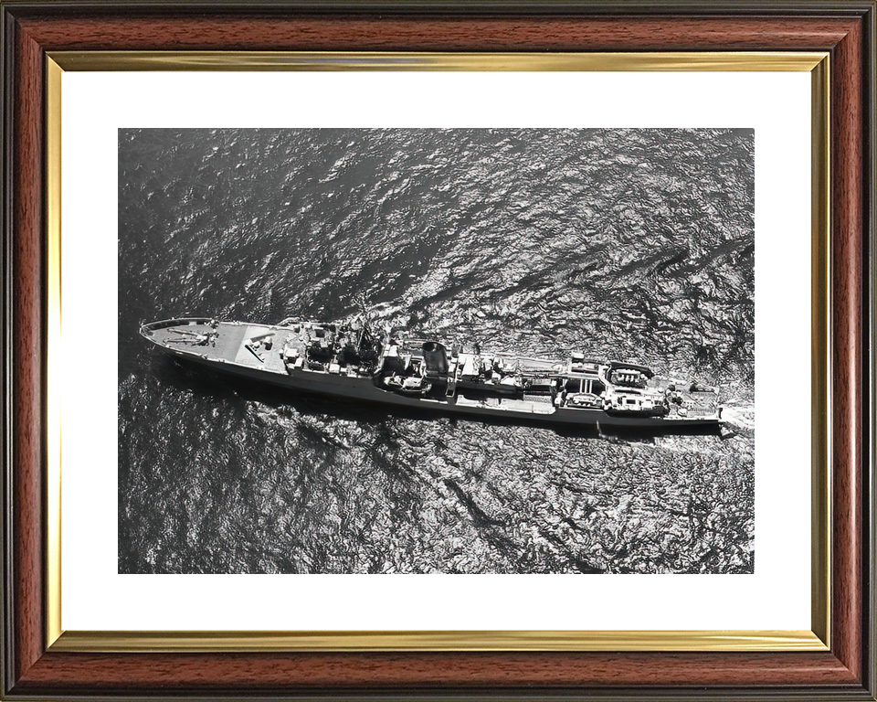 HMS Hardy (F54) Royal Navy Blackwood Class Frigate From Above Photo Print Wall Art Decor - Posters, Prints, & Visual Artwork - by Hampshire Prints (image 8 of 9)
