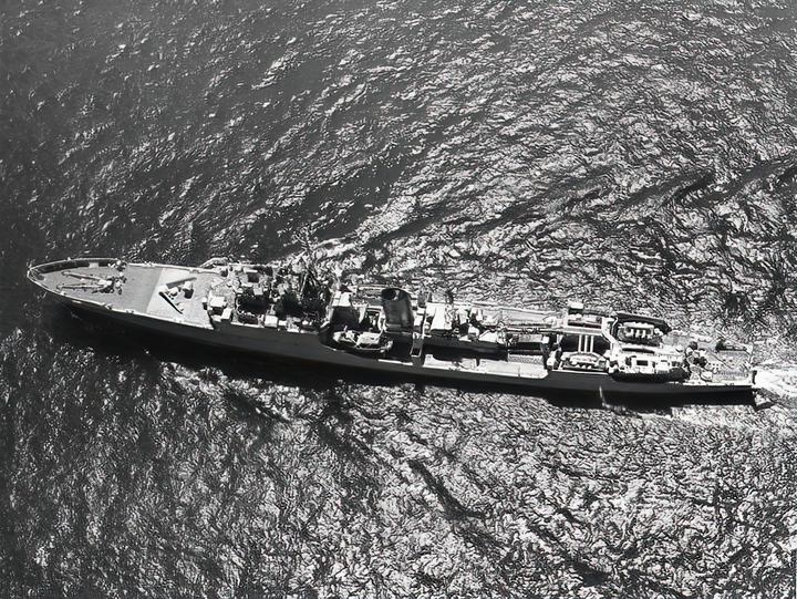 HMS Hardy (F54) Royal Navy Blackwood Class Frigate From Above Photo Print Wall Art Decor - Posters, Prints, & Visual Artwork - by Hampshire Prints (image 1 of 9)