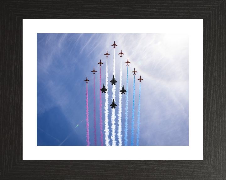 RAF Red Arrows With F-35B Lightning Jets London 2026 Photo Print - Posters, Prints, & Visual Artwork - by Hampshire Prints (image 2 of 9)