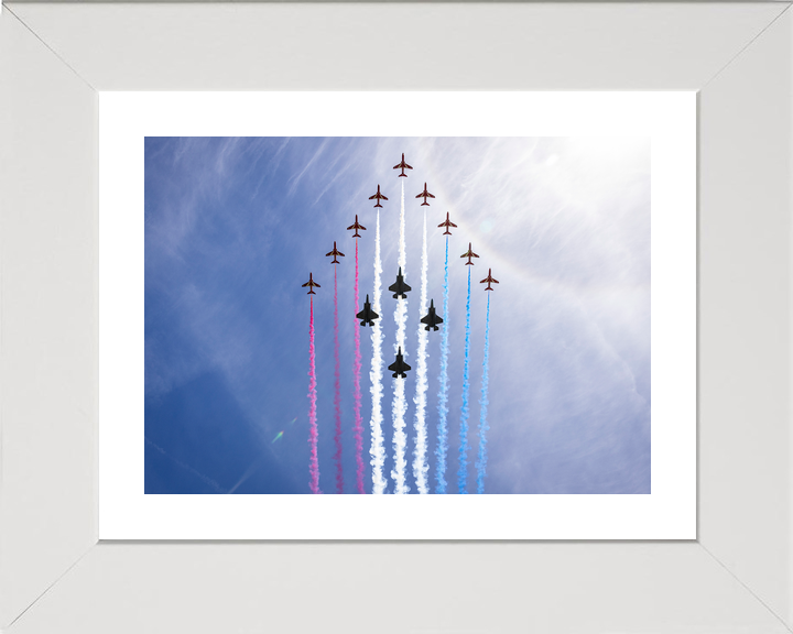 RAF Red Arrows With F-35B Lightning Jets London 2026 Photo Print - Posters, Prints, & Visual Artwork - by Hampshire Prints (image 4 of 9)