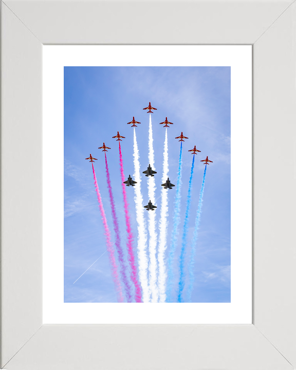 RAF Red Arrows With F-35B Lightning Jets Flyover 2026 Photo Print - Posters, Prints, & Visual Artwork - by Hampshire Prints (image 4 of 9)