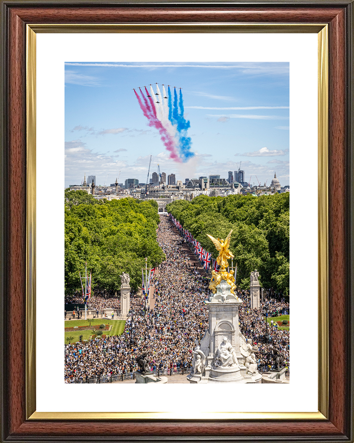 RAF Red Arrows Flyover The Mall London 2026 Photo Print - Posters, Prints, & Visual Artwork - by Hampshire Prints (image 8 of 9)