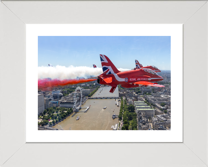 RAF Red Arrows Flyover The River Thames 2026 Photo Print - Posters, Prints, & Visual Artwork - by Hampshire Prints (image 4 of 9)