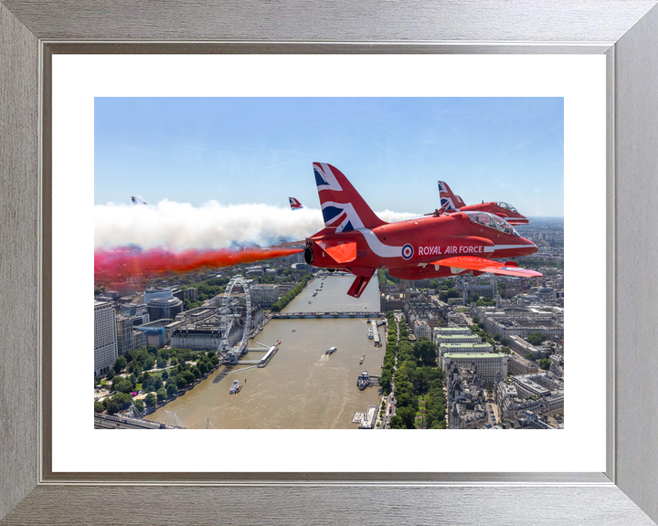 RAF Red Arrows Flyover The River Thames 2026 Photo Print - Posters, Prints, & Visual Artwork - by Hampshire Prints (image 6 of 9)