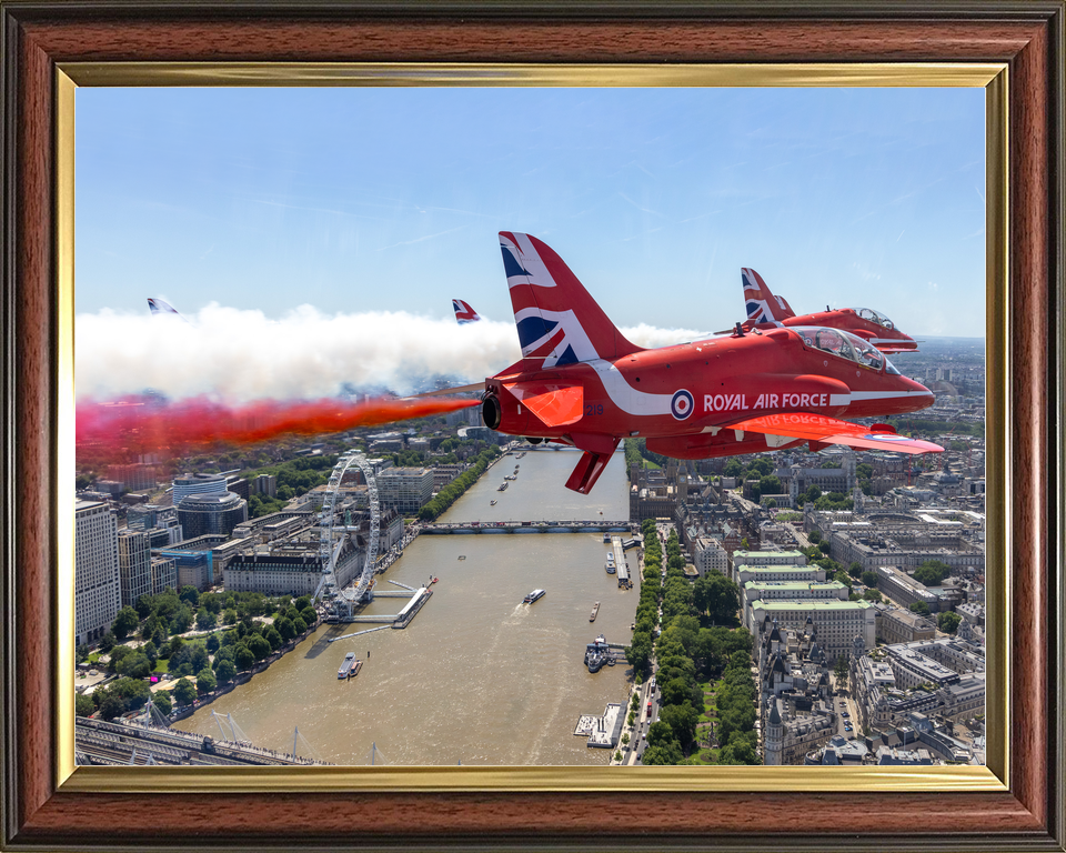 RAF Red Arrows Flyover The River Thames 2026 Photo Print - Posters, Prints, & Visual Artwork - by Hampshire Prints (image 9 of 9)