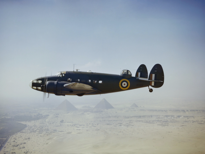 RAF Lockheed Hudson VI in Flight Photo Print - Royal Air Force Aircraft Hampshire Prints 6 x 4 No Frame No