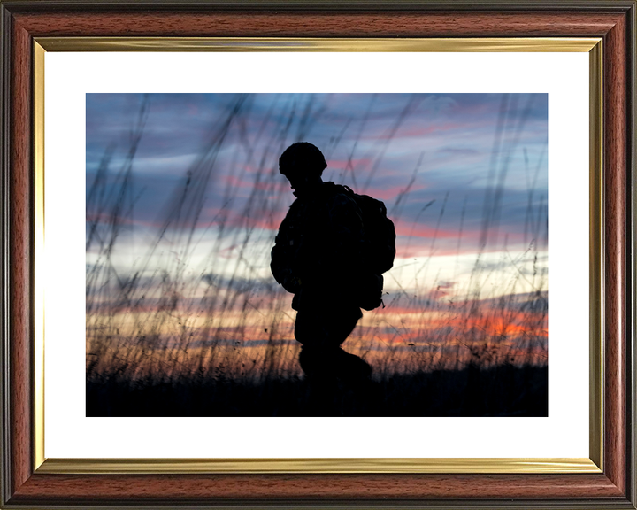 British Army 3 PARA Paratrooper Silhouette France November 2018