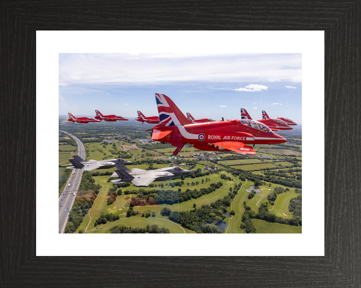 RAF Red Arrows En route to London 2026 Photo Print - Posters, Prints, & Visual Artwork - by Hampshire Prints (image 2 of 9)