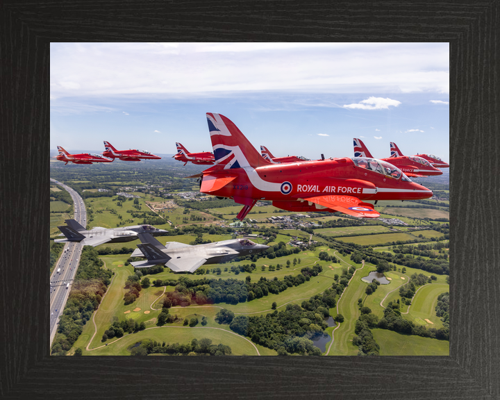 RAF Red Arrows En route to London 2026 Photo Print - Posters, Prints, & Visual Artwork - by Hampshire Prints (image 3 of 9)