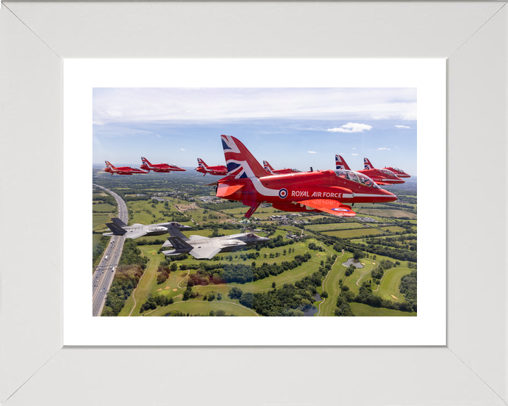 RAF Red Arrows En route to London 2026 Photo Print - Posters, Prints, & Visual Artwork - by Hampshire Prints (image 4 of 9)