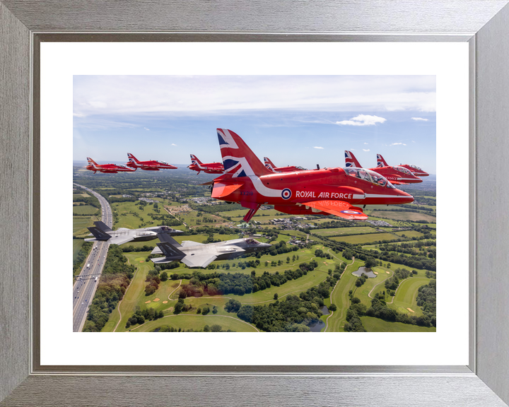 RAF Red Arrows En route to London 2026 Photo Print - Posters, Prints, & Visual Artwork - by Hampshire Prints (image 6 of 9)