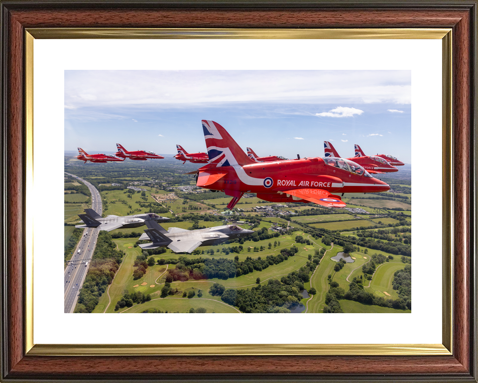 RAF Red Arrows En route to London 2026 Photo Print - Posters, Prints, & Visual Artwork - by Hampshire Prints (image 8 of 9)
