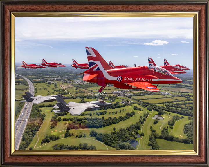 RAF Red Arrows En route to London 2026 Photo Print - Posters, Prints, & Visual Artwork - by Hampshire Prints (image 9 of 9)