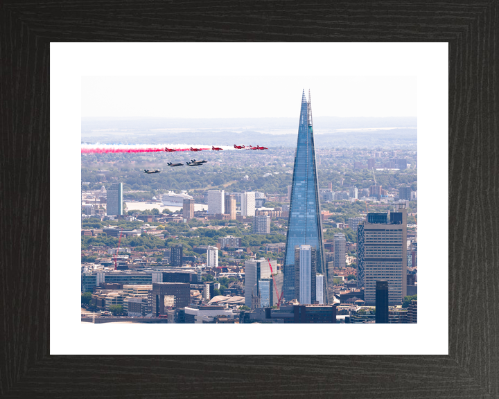 RAF Red Arrows Fly Past the Shard London 2026 Photo Print - Posters, Prints, & Visual Artwork - by Hampshire Prints (image 2 of 9)
