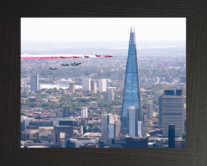 RAF Red Arrows Fly Past the Shard London 2026 Photo Print - Posters, Prints, & Visual Artwork - by Hampshire Prints (image 3 of 9)