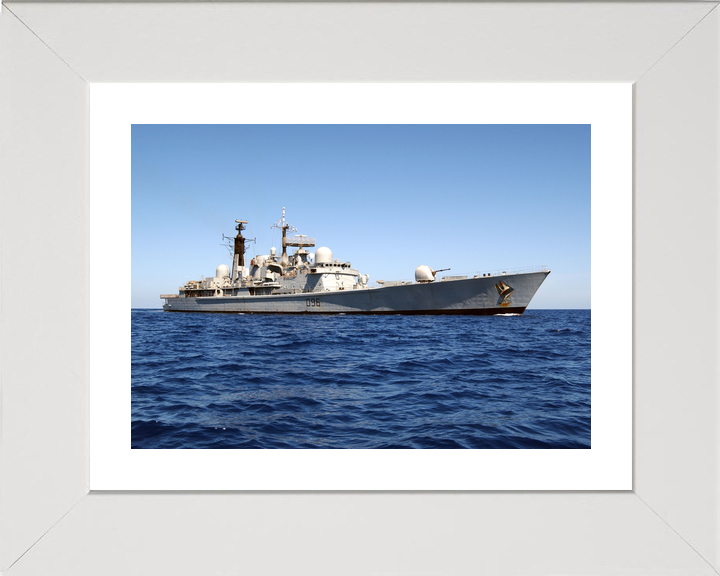 HMS Gloucester (D96) Royal Navy Type 42 Destroyer Low Starboard View Photo Print Wall Art Decor - Posters, Prints, & Visual Artwork - by Hampshire Prints (image 4 of 9)