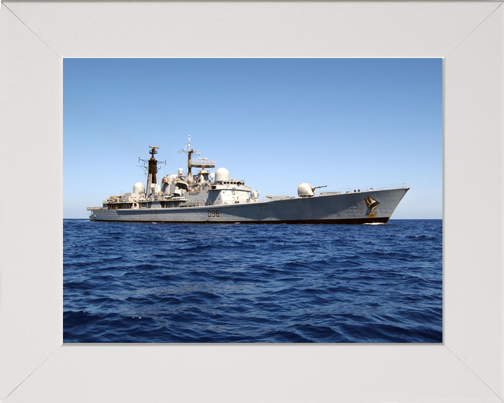HMS Gloucester (D96) Royal Navy Type 42 Destroyer Low Starboard View Photo Print Wall Art Decor - Posters, Prints, & Visual Artwork - by Hampshire Prints (image 5 of 9)