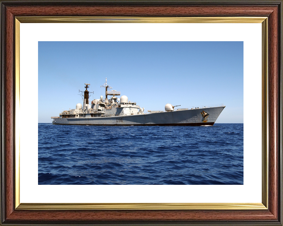 HMS Gloucester (D96) Royal Navy Type 42 Destroyer Low Starboard View Photo Print Wall Art Decor - Posters, Prints, & Visual Artwork - by Hampshire Prints (image 8 of 9)