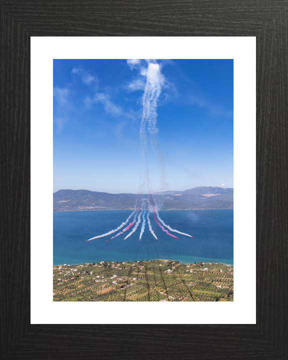 RAF Red Arrows Display Over Greece 2026 Photo Print - Posters, Prints, & Visual Artwork - by Hampshire Prints (image 2 of 9)