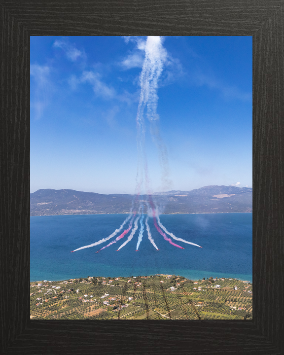 RAF Red Arrows Display Over Greece 2026 Photo Print - Posters, Prints, & Visual Artwork - by Hampshire Prints (image 3 of 9)