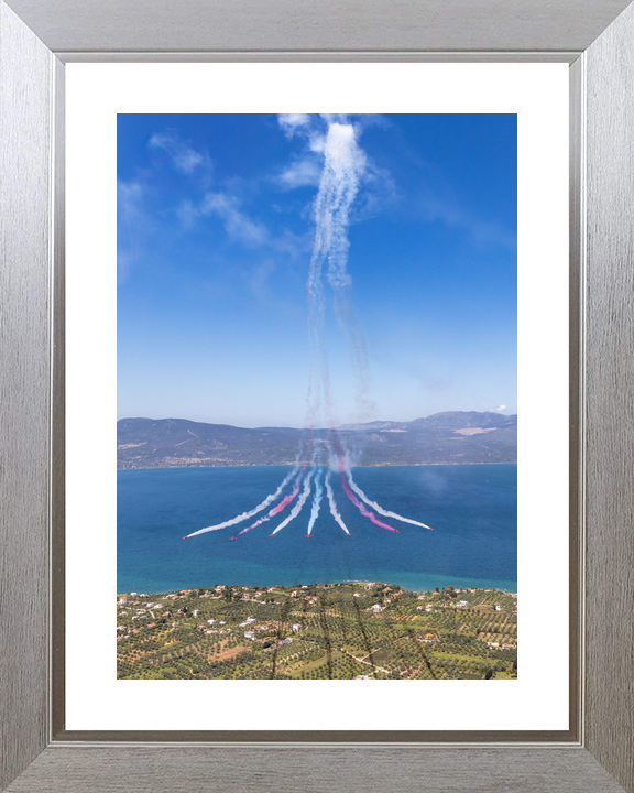 RAF Red Arrows Display Over Greece 2026 Photo Print - Posters, Prints, & Visual Artwork - by Hampshire Prints (image 6 of 9)