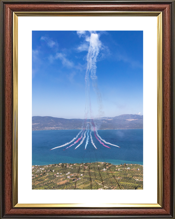 RAF Red Arrows Display Over Greece 2026 Photo Print - Posters, Prints, & Visual Artwork - by Hampshire Prints (image 8 of 9)